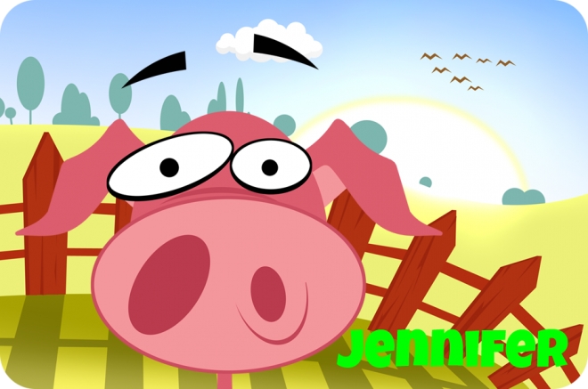 ジェニファー　豚